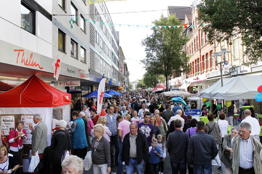 Das Bild zeigt die Gladbecker Innenstadt Das Bild zeigt die Gladbecker Innenstadt