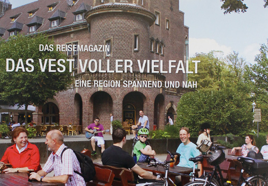 Das Bild zeigt das Titelbild der Broschüre "Das Vest voller Vielfalt"