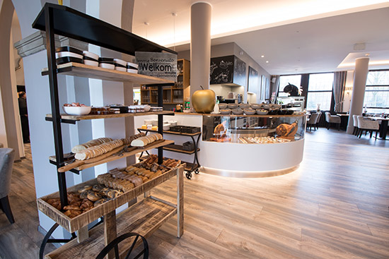 Das Bild zeigt die Gastronomie im Wasserschloss Wittringen Das Bild zeigt die Gastronomie im Wasserschloss Wittringen